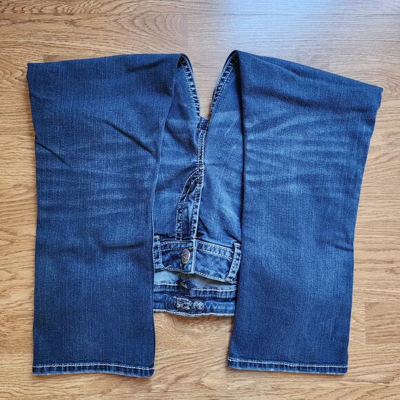 Silver Suki Mid Capri Jeans Womens W31 L22.5 Fluid Denim Medium Wash Stretch - Picture 8 of 13